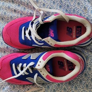 New Blance 574 blue and Pink women 8